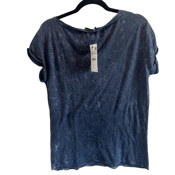 NWT Zara Flag America Stripped Stars Tee Shirt Size M - Picture 5 of 8